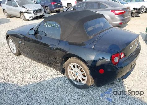 2005 BMW Z4 2.5I из США, поврежденный, VIN 4USBT33535LS54102